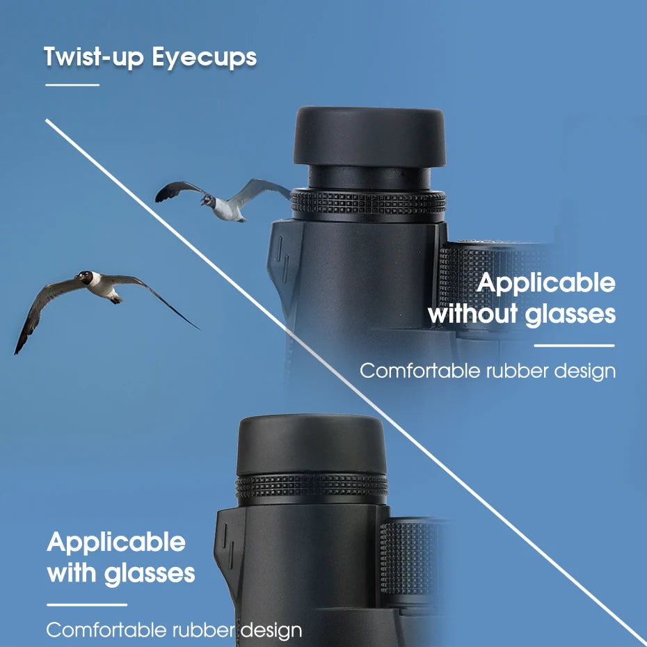 Svbony SV47 Binoculars for Adults, 8x32/8x42/10x42 Bak4 Prism HD FMC Lens Waterproof for Nature Observation Safari Watch Bird