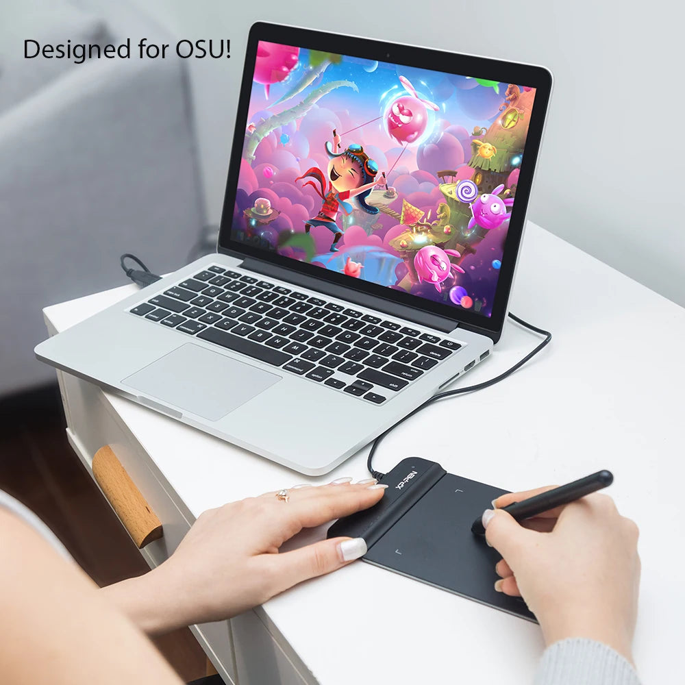 XPPen Star G430S Graphics Tablet 4x3 Inch Digital Drawing Tablet 8192 Levels Mini Tablet for OSU Game with Battery-free Stylus