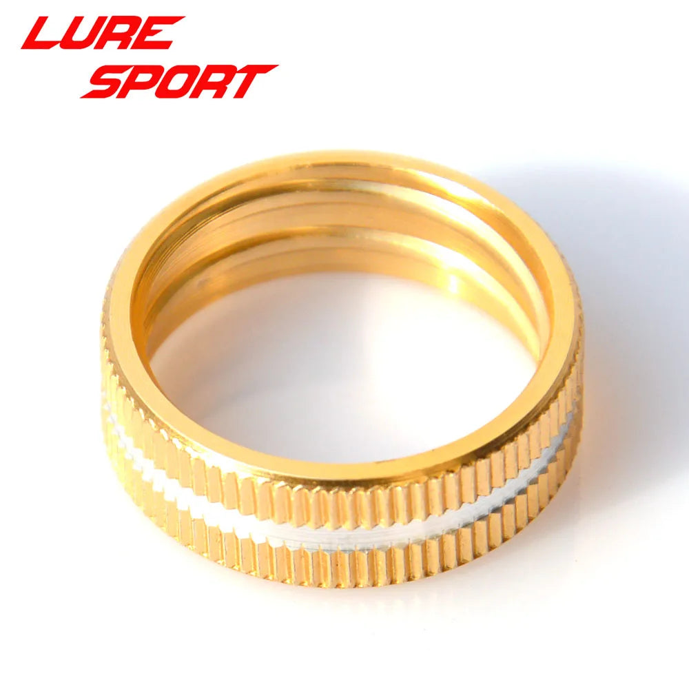 LURESPORT 8pcs Aluminum Lock Ring Reel Seat part Fishing Rod Building Component Repair Fishing rod  DIY Accessory