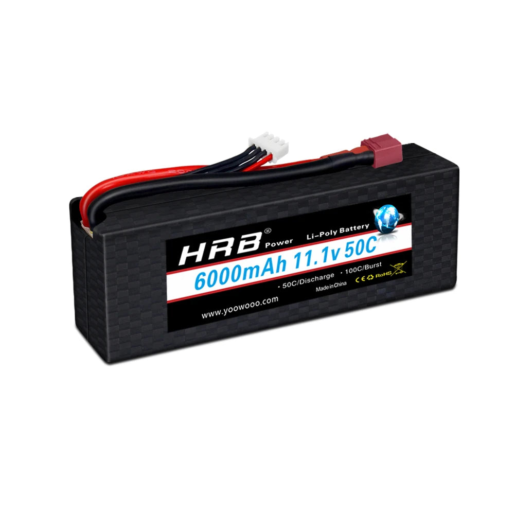 1/2pc HRB Lipo Battery 2S 3S 4S 6S 4000mah 1500mah 2200mah 5000mah 6000mah 7000mah 11.1V 14.8V 22.2V XT90 XT60 for RC Car Drone