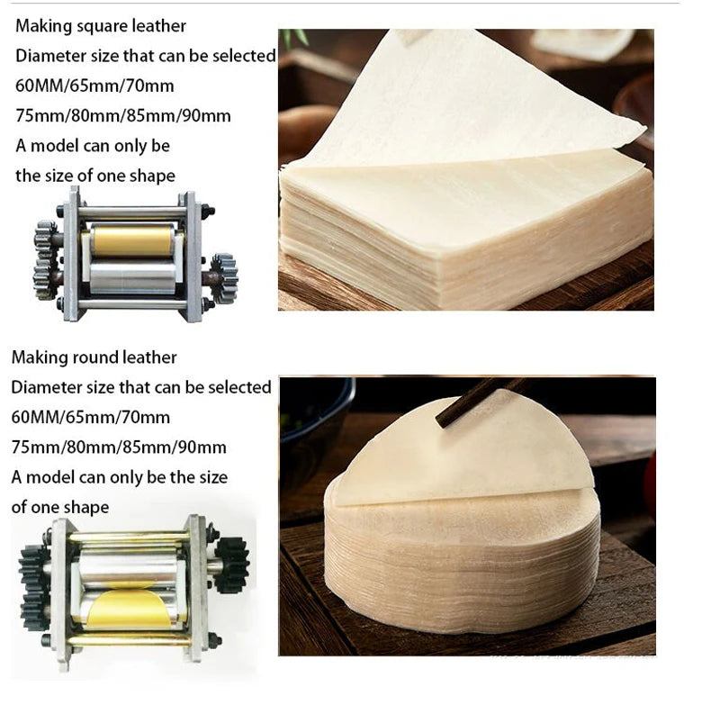 dumpling wrapper machine electric automatic Wonton Wrappers Maker Machine Roll dough Press Commercial 9cm Dumpling skin 110/220v