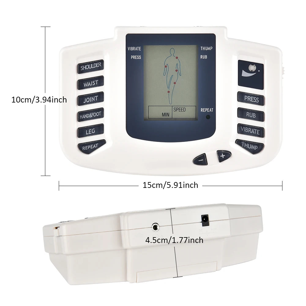 JR309 TENS Muscle Electrostimulator Machine Electric Muscle Stimulator Acupuncture Physiotherapy Massager for Body Pain Reilef