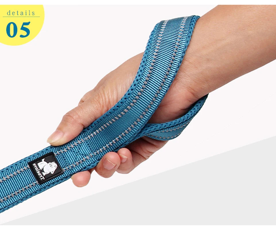 Truelove Pet Dog Leash Reflective Nylon Webbing Zinc Alloy Hook Suitable For Small And Large Dogs 110/200CM Length Products