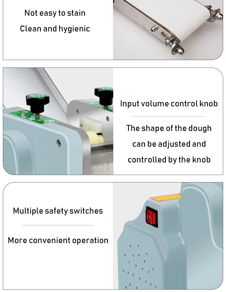 dumpling wrapper machine electric automatic Wonton Wrappers Maker Machine Roll dough Press Commercial 9cm Dumpling skin 110/220v