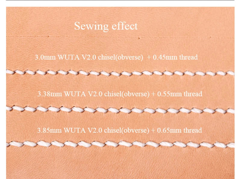 WUTA 1 Set 20 Pcs Leather Craft Thread Round Waxed Thread Polyester Hand Sewing Line High Quality DIY Leather Tools Work Cord