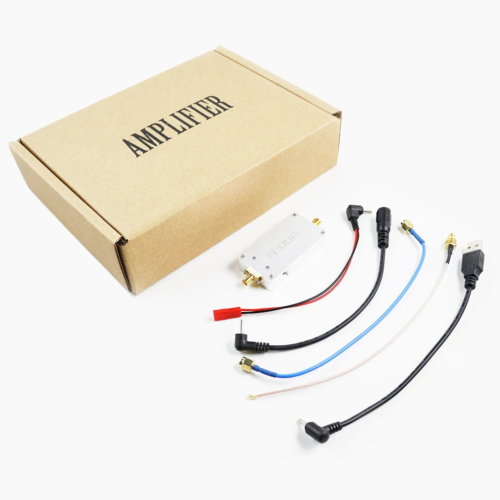 EDUP  AB018/AB015 4W Wireless Power Signal Amplifier 2.4GHz WiFi Booster High Power 36dBm Signal Long Range Extend 802.11b/g/n