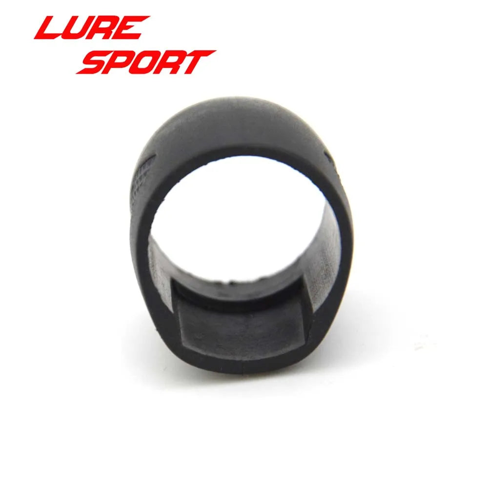 LURESPORT 12pcs 18pcs Graphite Slip Rings Reel Seat hoods for Ice Fishing Rod Building Component Repair rod DIY Accessory