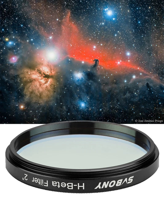 SVBONY 2" H-Beta 25nm Visual Nebulosity Eyepiece Filter for Horsehead Nebula California and Cocoon Nebulae in Dark Sky SV132