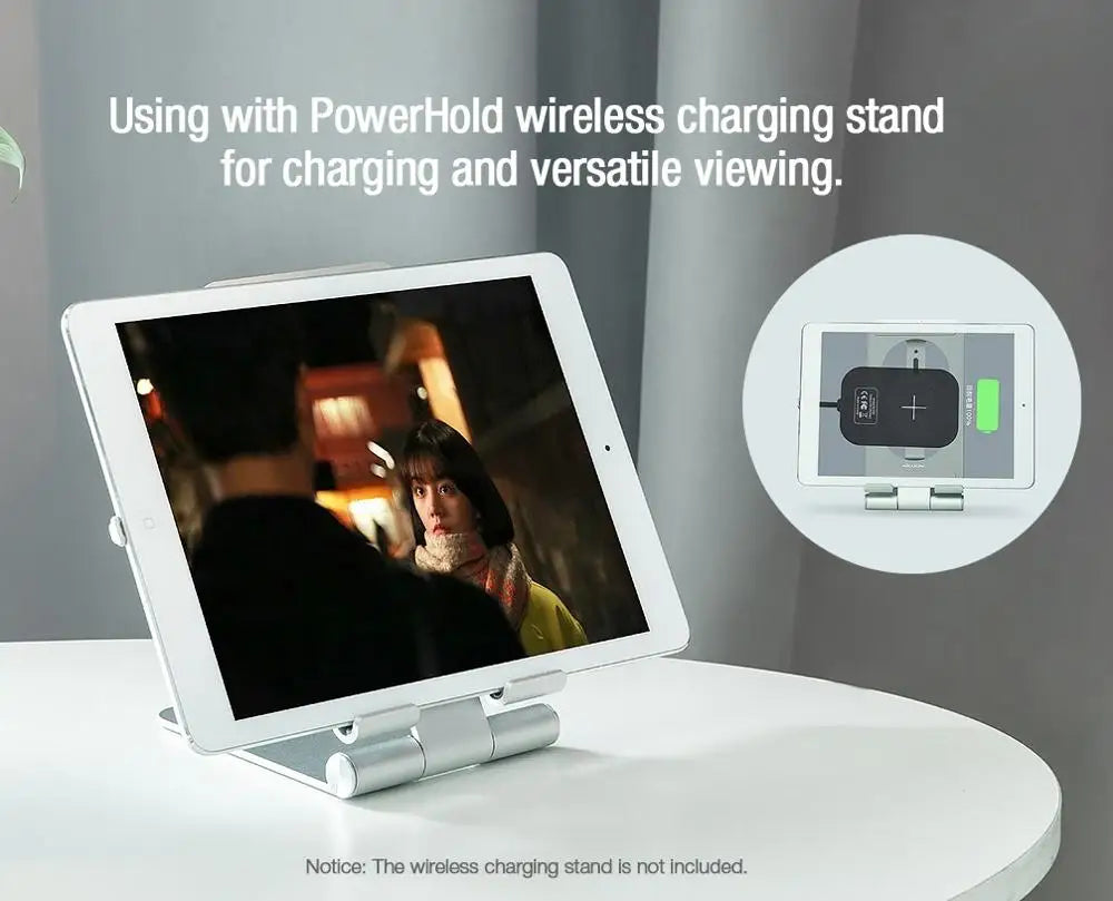 For iPad Wireless Charger, Nillkin Tablet Wireless Charging Pad Aluminum 15W Qi Wireless Charger for Huawei MatePad Pro For iPad