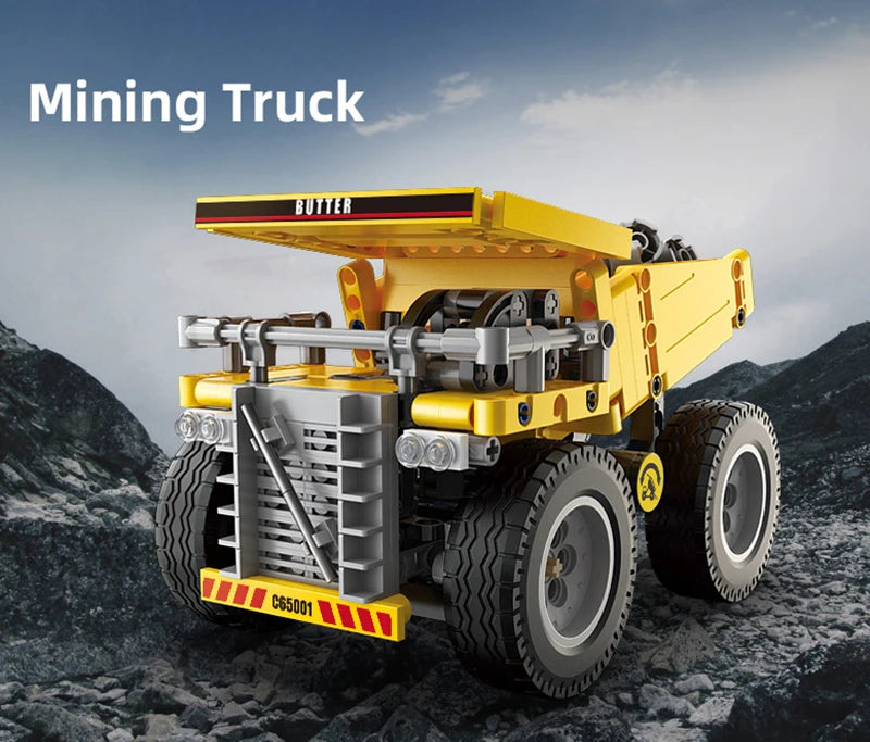 Cada 693Pcs City WheelLoader Car Heavy Mining Truck Building Blocks DIY Engineering Excavator Bricks Toy For Kids Gift