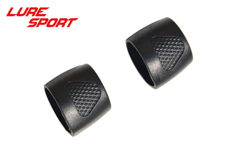 LURESPORT 12pcs 18pcs Graphite Slip Rings Reel Seat hoods for Ice Fishing Rod Building Component Repair rod DIY Accessory