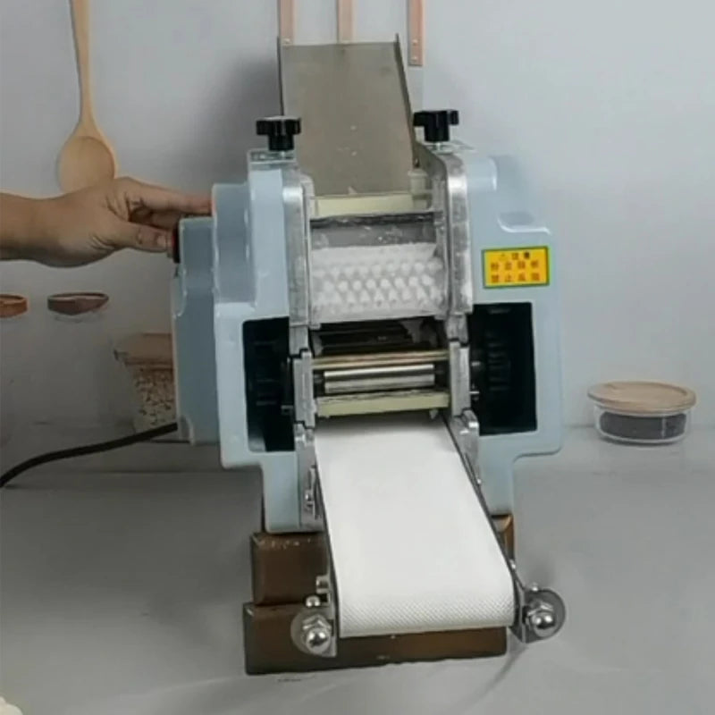 dumpling wrapper machine electric automatic Wonton Wrappers Maker Machine Roll dough Press Commercial 9cm Dumpling skin 110/220v