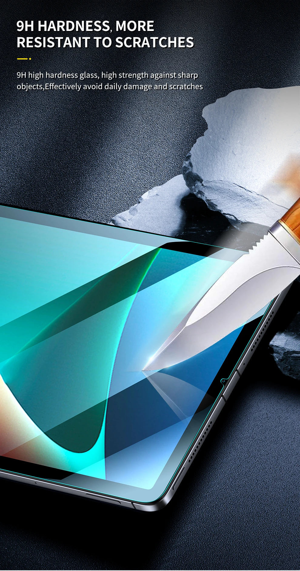 SmartDevil Tempered Glass for Xiaomi Mi Pad 6 11 inch Pad 5 5Pro 12.4 inch Tablet 9H Screen Protector HD Anti Blue Ray with Tool