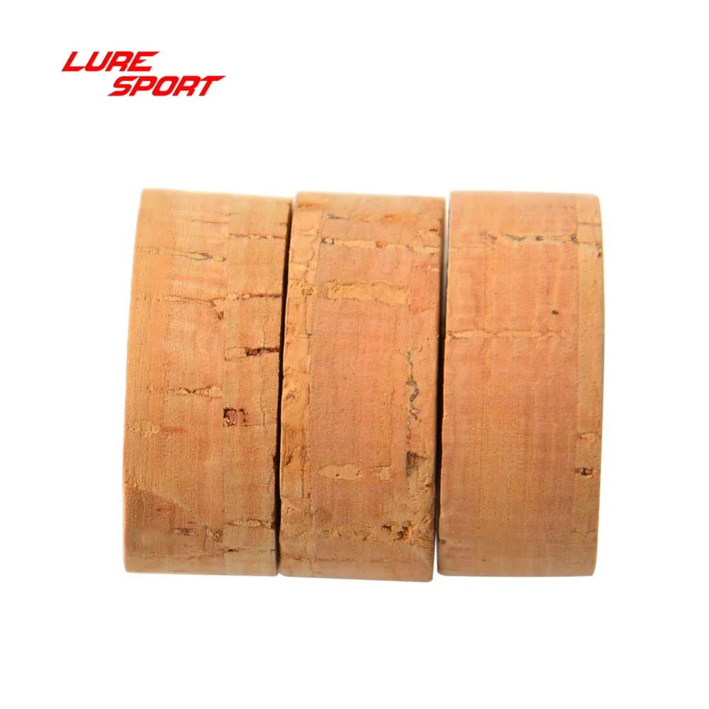 10pcs/Lot 20pcs/Lot AA Grade Cork Ring Rubber Cork Ring 1 1/4" x 1/2" x1/4' Rod Building Component Repair DIY Accessory