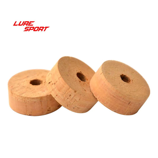 10pcs/Lot 20pcs/Lot AA Grade Cork Ring Rubber Cork Ring 1 1/4" x 1/2" x1/4' Rod Building Component Repair DIY Accessory
