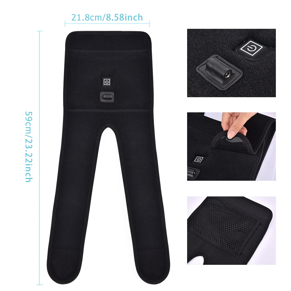 Heated Physiotherapy Knee Joint Brace Warm Keeping Health Care for Arthritis Knee Pain Relief Knee Protection Support Belt