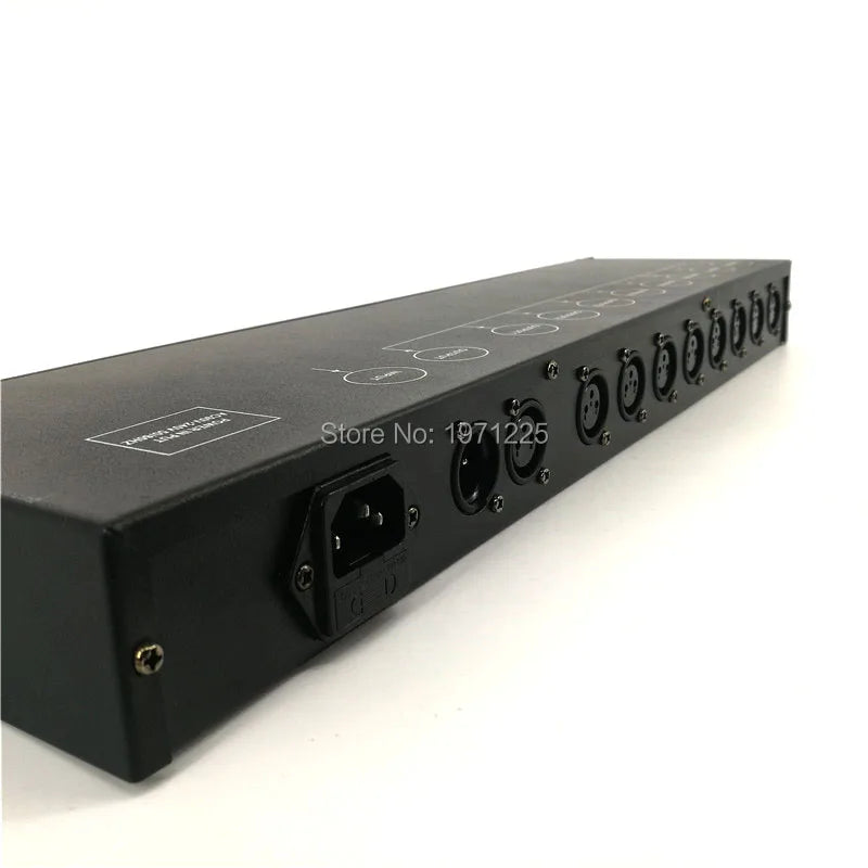 Stage Light Controller DMX512 Splitter Light Signal Amplifier Splitter 8 Way DMX Distributor For Stage Equipment