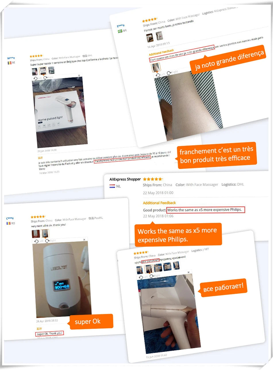 Lescolton IPL hair removal machine Display Machine T009i Laser Permanent Bikini Trimmer Electric Depilador a laser