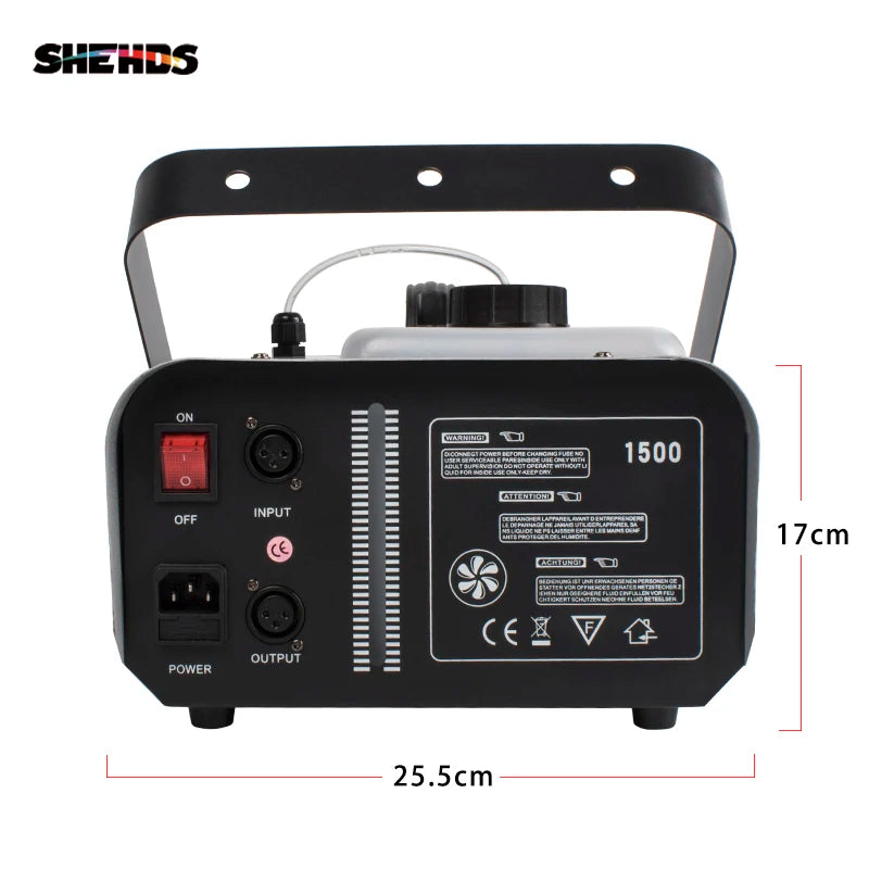 DJ Smoke Machine Wired Remote Control 1500W DMX Fogger Machine Remote for Halloween Wedding  Club Bar DMX Stage