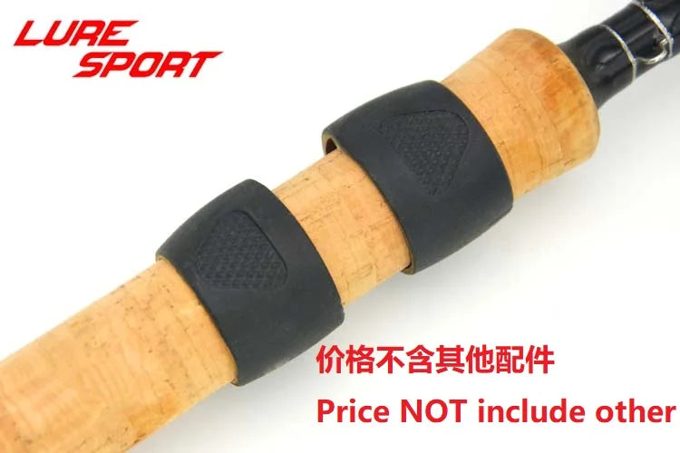 LURESPORT 12pcs 18pcs Graphite Slip Rings Reel Seat hoods for Ice Fishing Rod Building Component Repair rod DIY Accessory