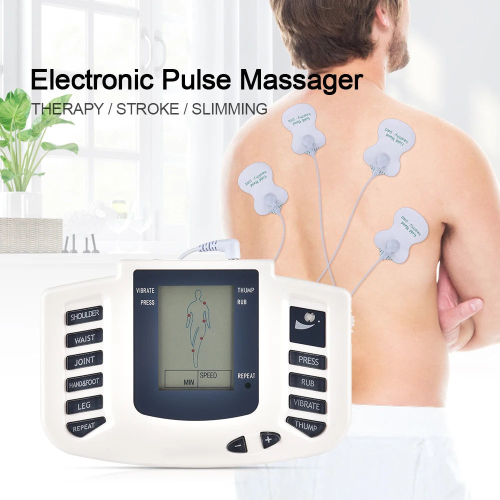 JR309 TENS Muscle Electrostimulator Machine Electric Muscle Stimulator Acupuncture Physiotherapy Massager for Body Pain Reilef