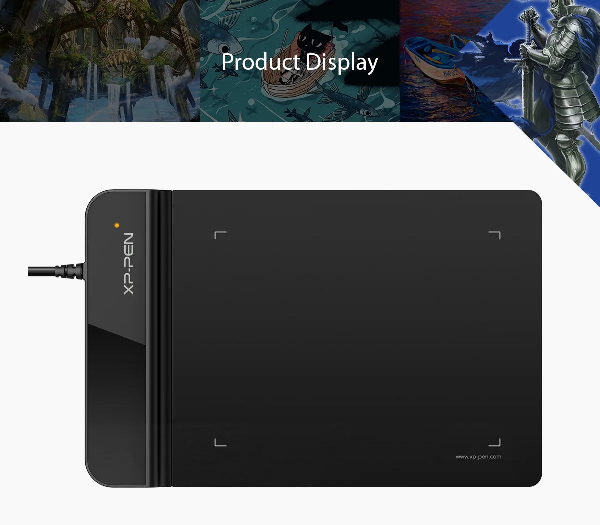 XPPen Star G430S Graphics Tablet 4x3 Inch Digital Drawing Tablet 8192 Levels Mini Tablet for OSU Game with Battery-free Stylus