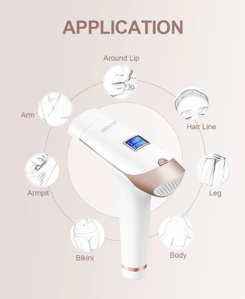 Lescolton IPL hair removal machine Display Machine T009i Laser Permanent Bikini Trimmer Electric Depilador a laser
