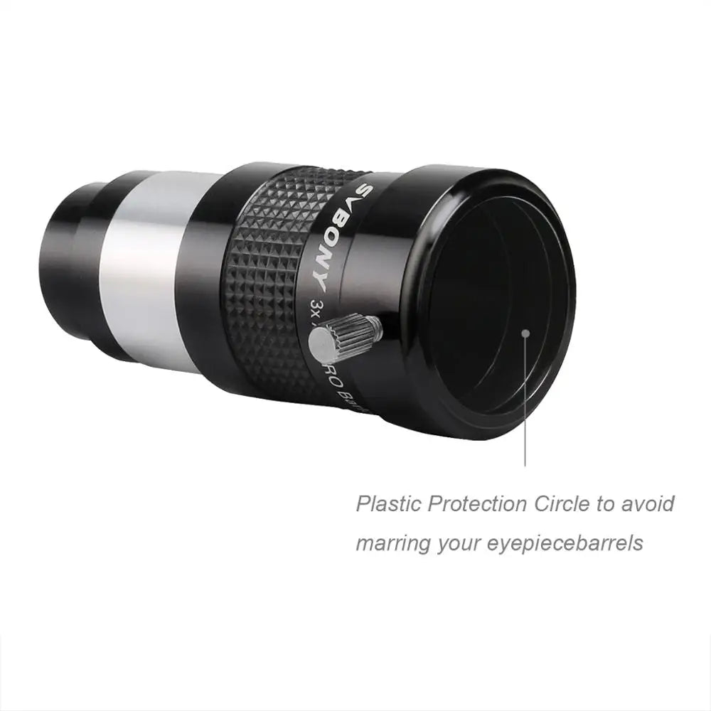 SVBONY 1.25" Telescope Eyepiece Barlow Lens 3x Fully Multi-Coated Advanced Achromatic SV136