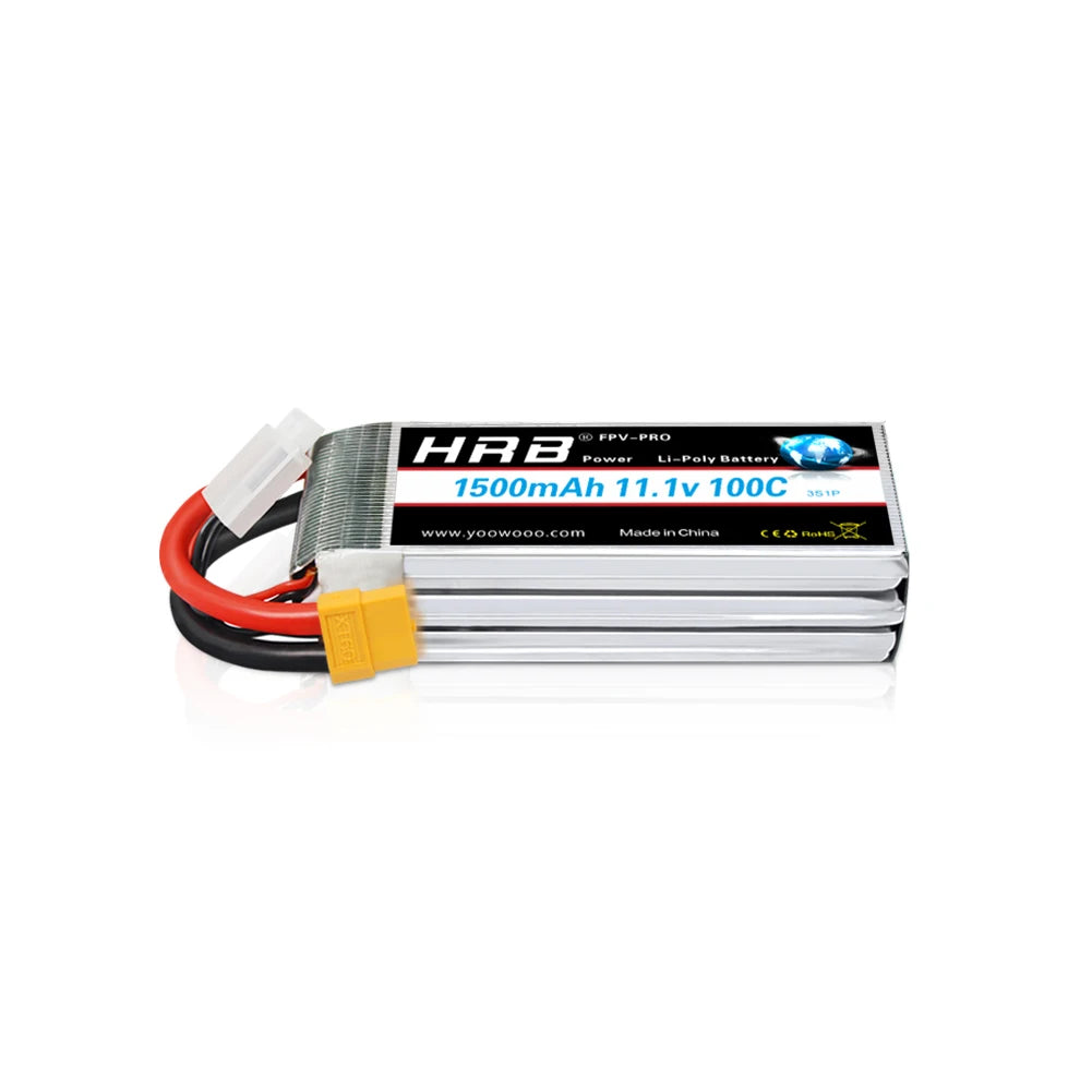 1/2pc HRB Lipo Battery 2S 3S 4S 6S 4000mah 1500mah 2200mah 5000mah 6000mah 7000mah 11.1V 14.8V 22.2V XT90 XT60 for RC Car Drone