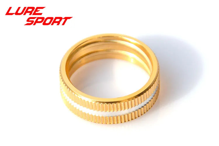 LURESPORT 8pcs Aluminum Lock Ring Reel Seat part Fishing Rod Building Component Repair Fishing rod  DIY Accessory