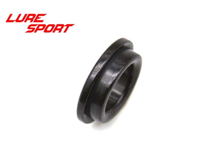 LureSport 12pcs 18pcs size 6-20 Thickening Alconite Ring Ceramic Black Guide Ring Rod Building component Repair DIY Accessory