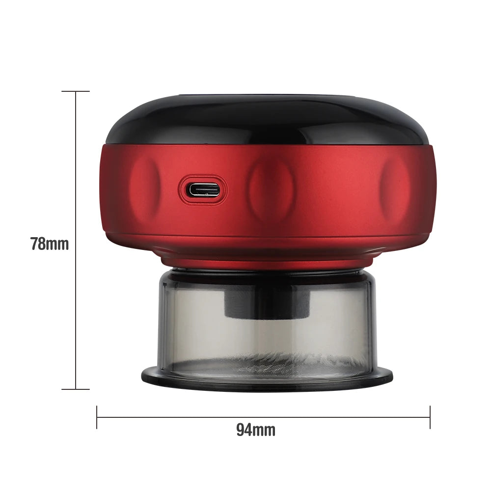 Smart Cupping Vacuum Massage Jars Heating Suction Cup Cellulite Medical Chinese Electric Cupping Therapy Body Relax Guasha Cans