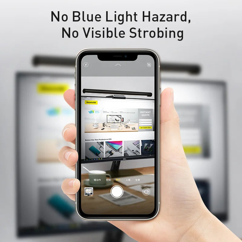 Baseus Screen LED Bar Desk Lamp PC Computer Laptop Screen Hanging Light Bar Pro Table Lamp Office Study Read Light LCD Monitor