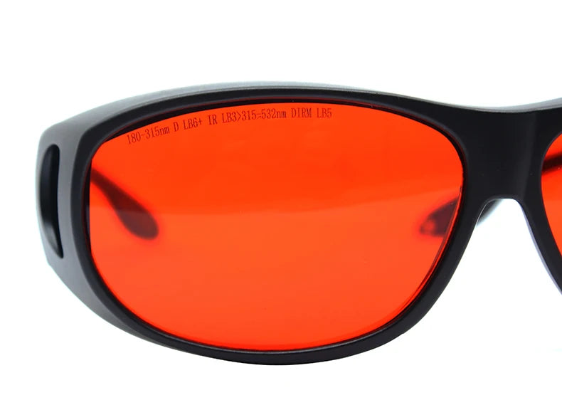 OXLasers OD 6+ Professional Laser Glasses Protective Goggles for 405nm UV Laser 450nm Blue Laser and 520nm 532nm Green Laser
