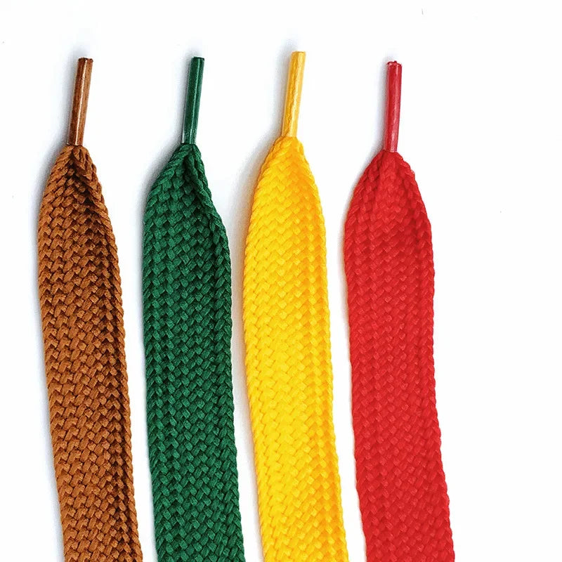 2cm Wider Flat Shoelaces New Casual Sneakers Laces for Shoes Fashion Rope Shoelace 100/120/140/160CM Shoes 1Pair Good