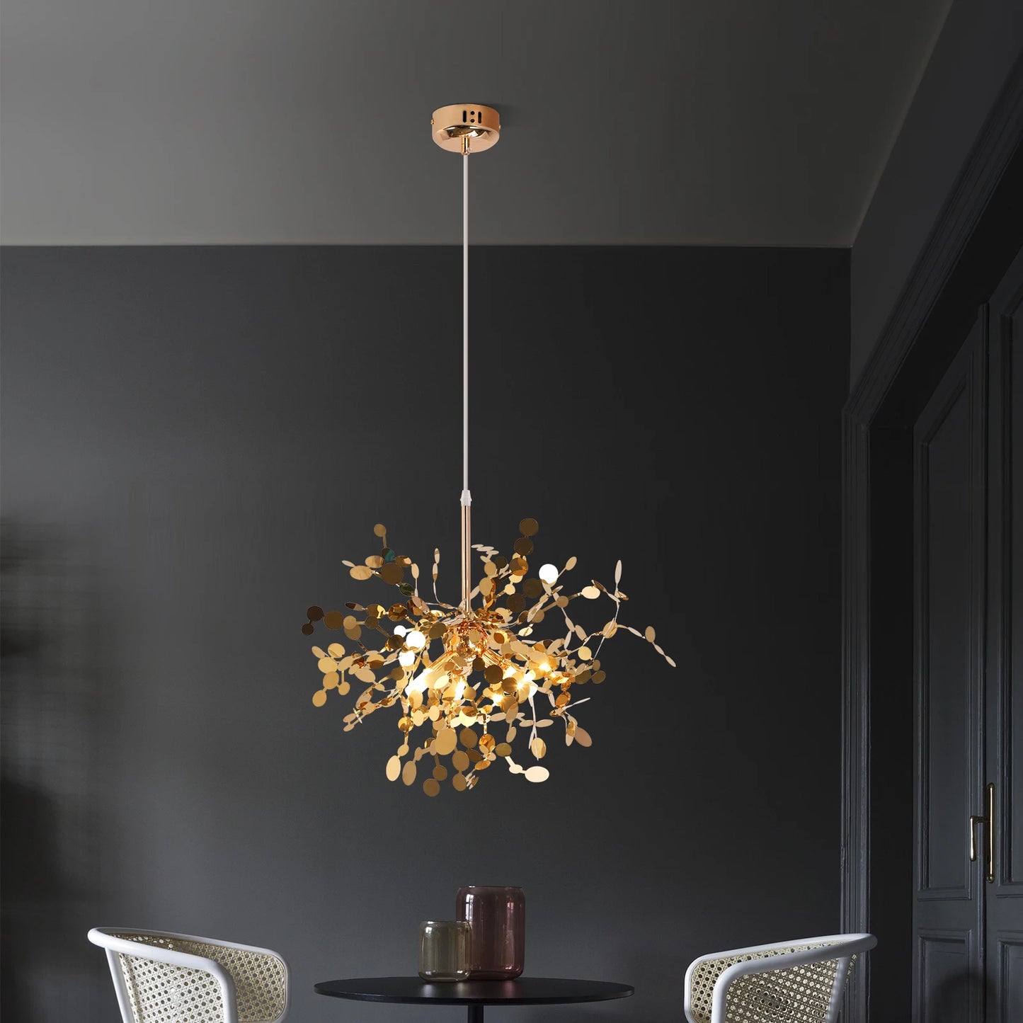 Modern Pendant Light Led Firework Chandelier Hanging Ceiling Lamp Dining Room Kitchen Island Nordic Luminaire Home Decor Fixture