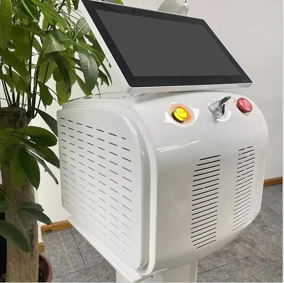 Professional Diode Ice Titanium Laser Hair Removal Machine Portable 808 755 1064 Alexandrite Device 3 Waveleng Permanent Removal