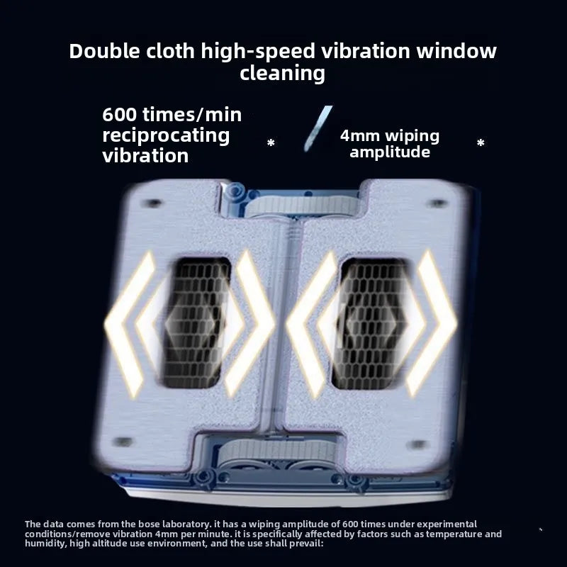 HOBOT S7 Pro Home Fully Automatic Glass Cleaning Artifact Double sided Ponyo Remote Control Window Cleaning Robot water spray