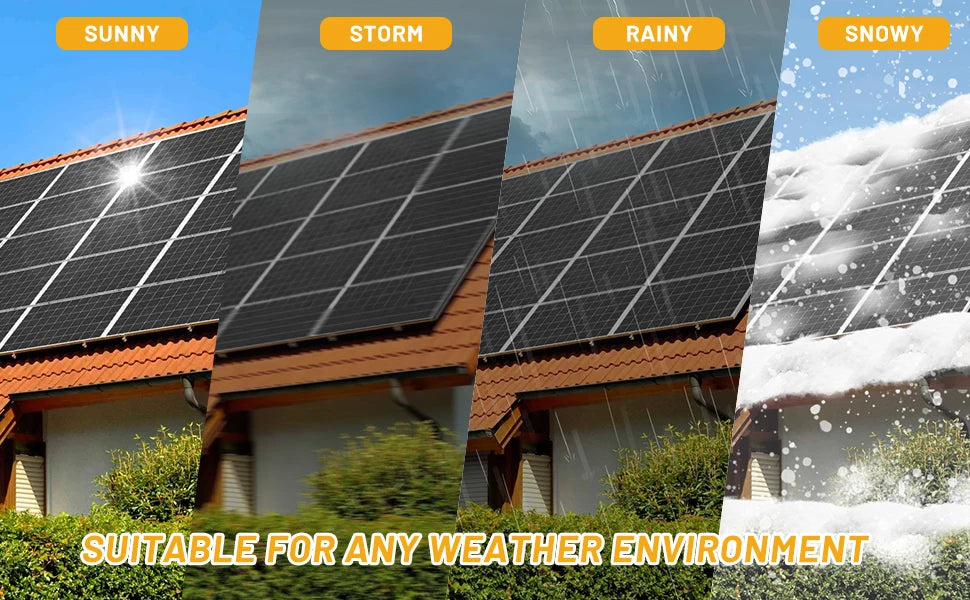 Solar Panel Mount Bracket Kit with 4.72IN/120mm Mini Rails, Middle Clamps, End Clamps and Rubber Pads for Shingle, Slate, Wood