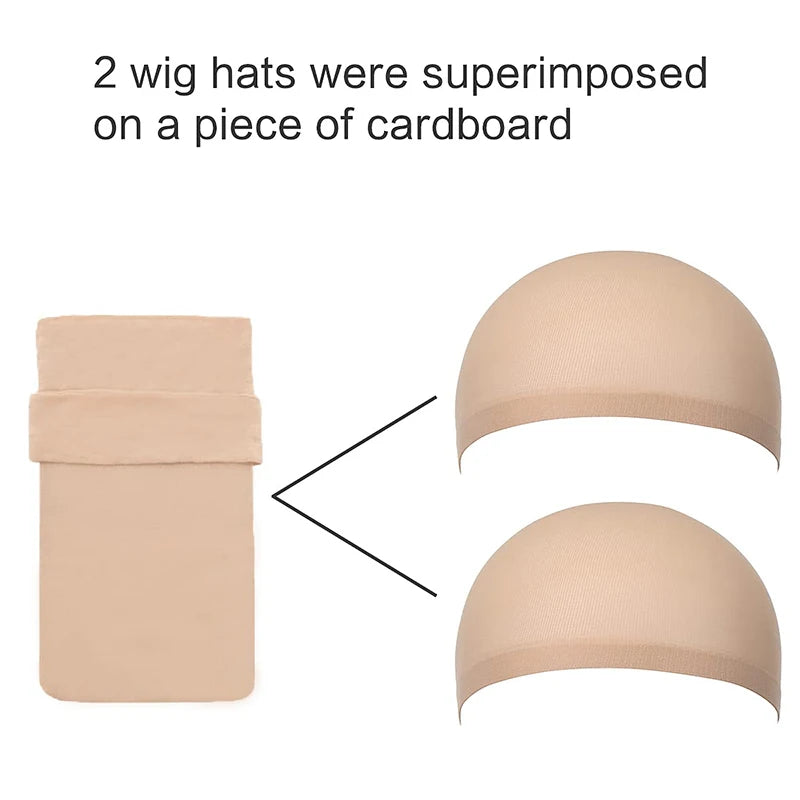 Wig Caps for Halloween & Cosplay - Breathable Mesh Cap for Costume Parties - Seamless Hair Concealer