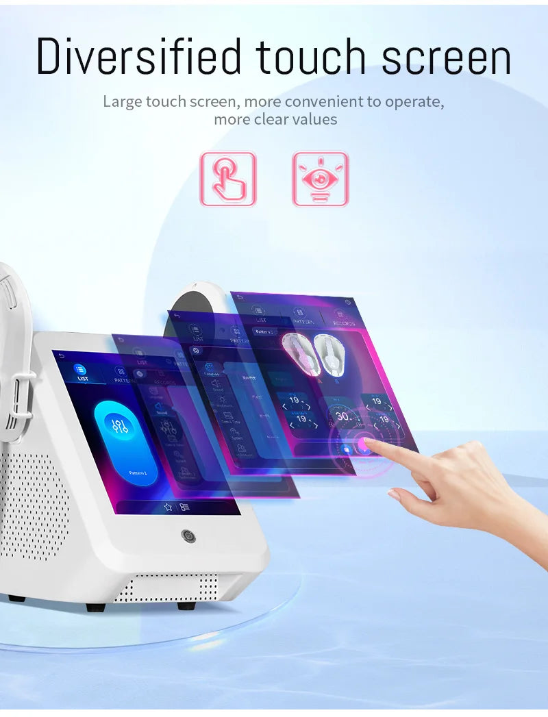 6500W EMS MYOslim Sculpt Machine 200HZ Sculpting Electromagnetic Shaping Slimming Muscle Stimulation Weight Loss