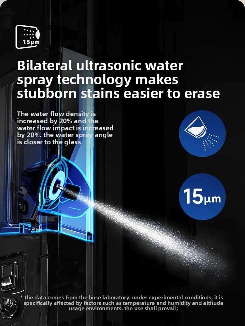 HOBOT S7 Pro Home Fully Automatic Glass Cleaning Artifact Double sided Ponyo Remote Control Window Cleaning Robot water spray