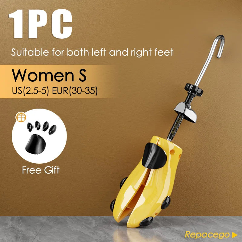 Repacego 1/2Piece Shoe Trees Adjustable Shoe Stretcher Plastic Expander Men Women Unisex Length Width shoes Extender Keeper Heel