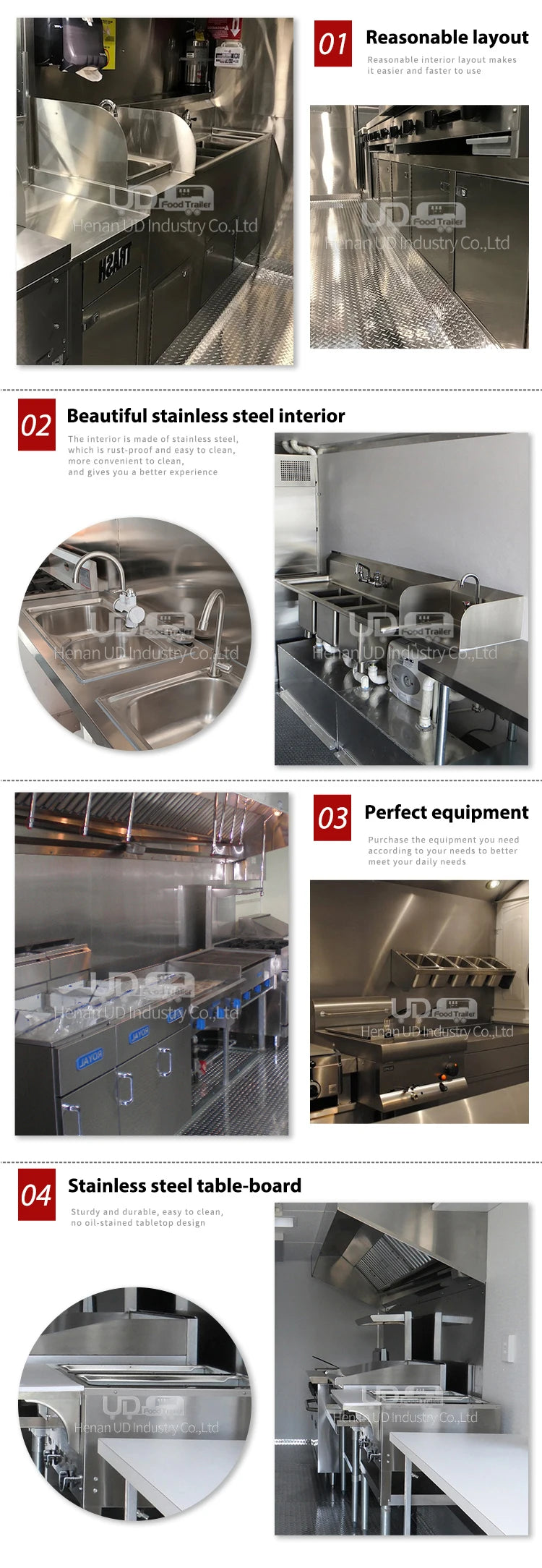 New Type Concession Food Trailer Street Selling Coffee Van Catering Cart Burgers Fries Ice Cream Bus Mobile Food Truck