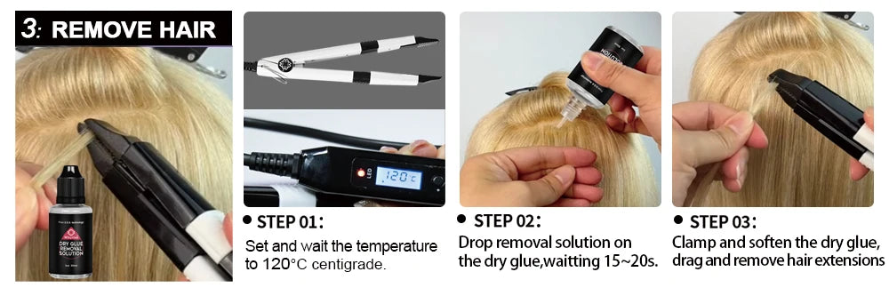 NEW UV V Light Technology Hair Extensions kit Machine Remover Glue applicance tools Set For Tape Hair extension for salon