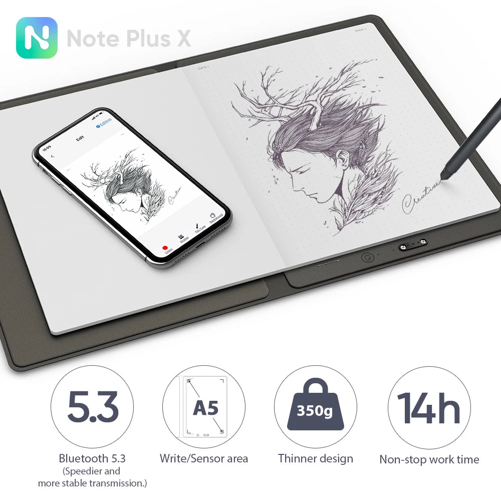 XPPen Star G430S Graphics Tablet 4x3 Inch Digital Drawing Tablet 8192 Levels Mini Tablet for OSU Game with Battery-free Stylus