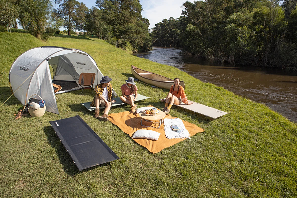 Naturehike Xjc05 Folding Bed Compact Ultralight Camping Bed Fishing Beach Travel Bed Outdoor Sleeping Cots Portable Camping Cot