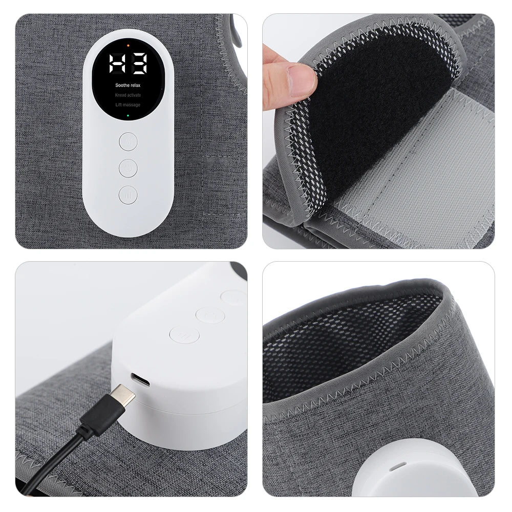 3-modes Air Pressure Calf Massager Electric Leg Massage Device Airbag Air Pressure Massage Leggings Relieve Muscle Soreness