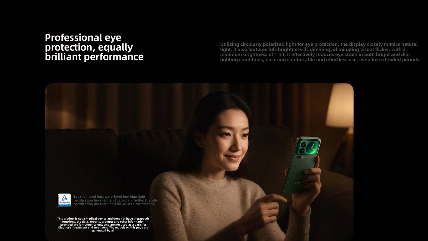 Xiaomi 17 Pro Max Smartphone CN Version 6.9" Display Dual Screen Snapdragon 8 Elite Gen5 7500mAh Battery 100W Hyper Charge