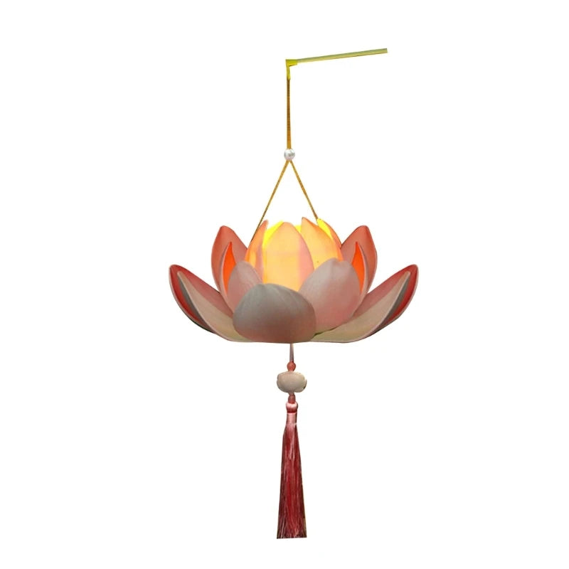 Amazing Blossom Flower Lanterns Light Lamp Party Glowing Lanterns for MidAutumn Festival Gift Dancing Props Lightweight 87HA